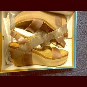 NEW! Otbt Women's Bushnell Wedge, Size 9